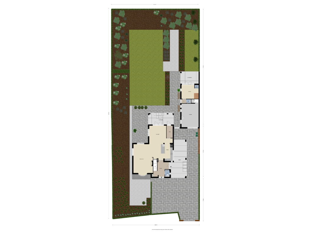 Bekijk plattegrond van Begane grond  Tuin van Rooiseweg 5-A