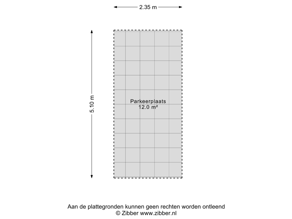 View floorplan of Parkeerplaats of De Arc 157