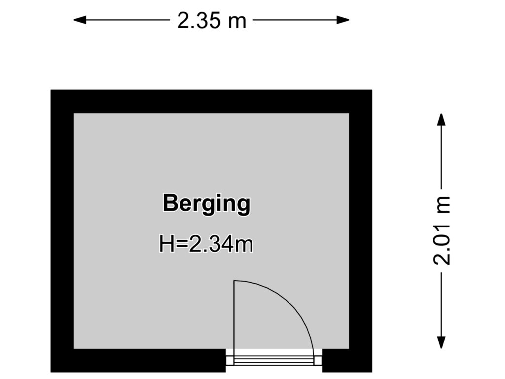 Bekijk plattegrond van Floor 1 van Pippelingstraat 45