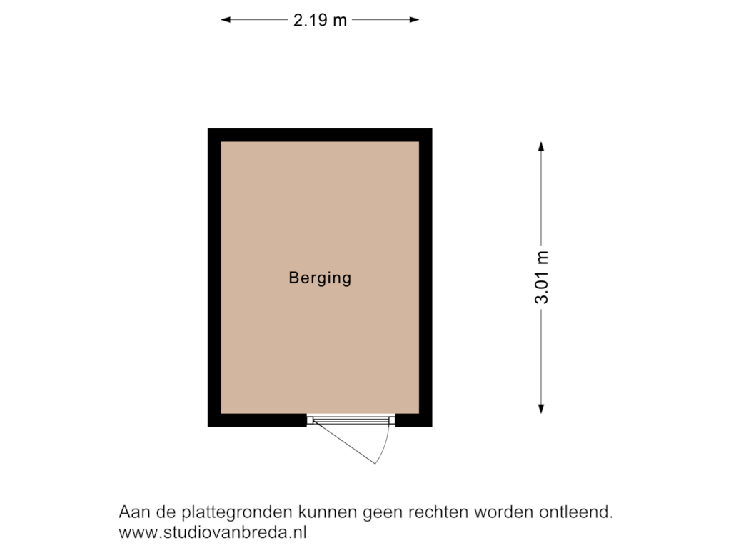 Bekijk plattegrond van Berging van Buizerdhof 22