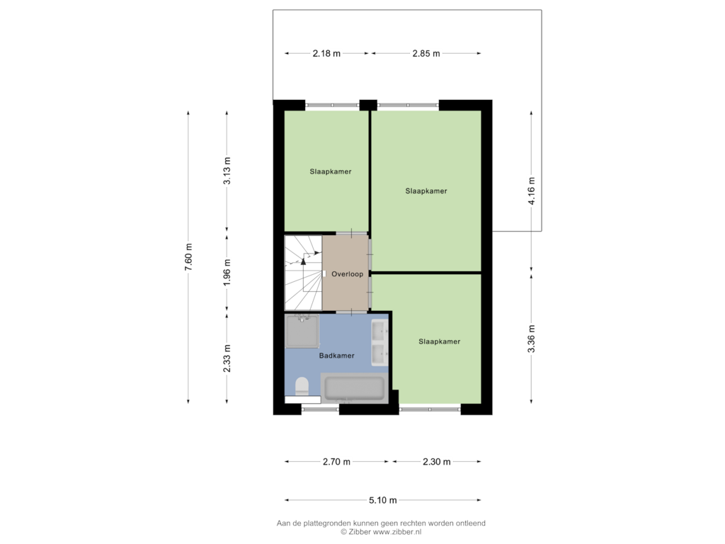 Bekijk plattegrond van Eerste Verdieping van Sint Jorisstraat 7