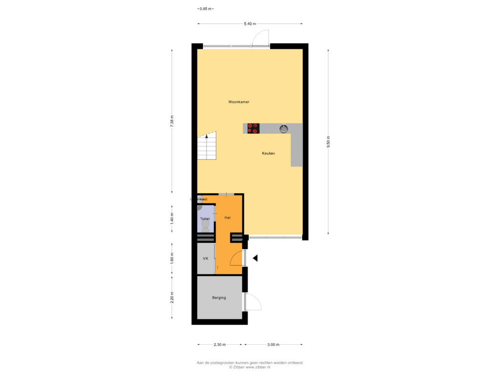 View floorplan of Begane grond of Brouwerij 46