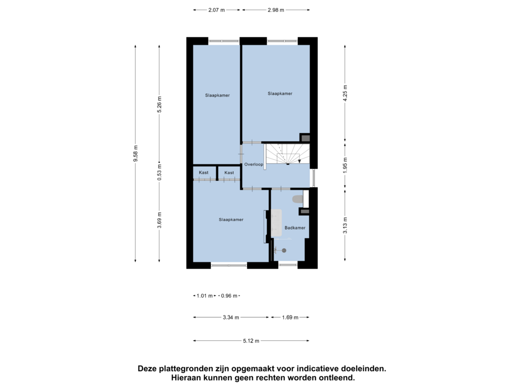 Bekijk plattegrond van Eerste verdieping van Krokusstraat 39