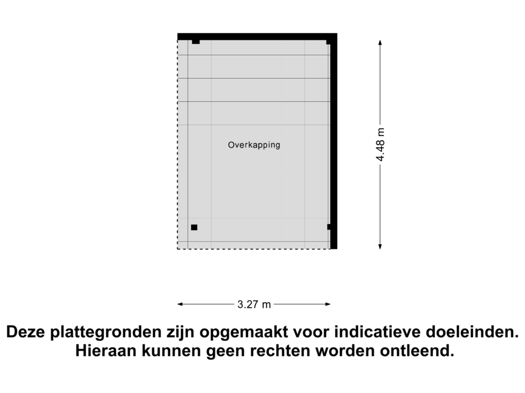 Bekijk plattegrond van Overkapping van Krokusstraat 39