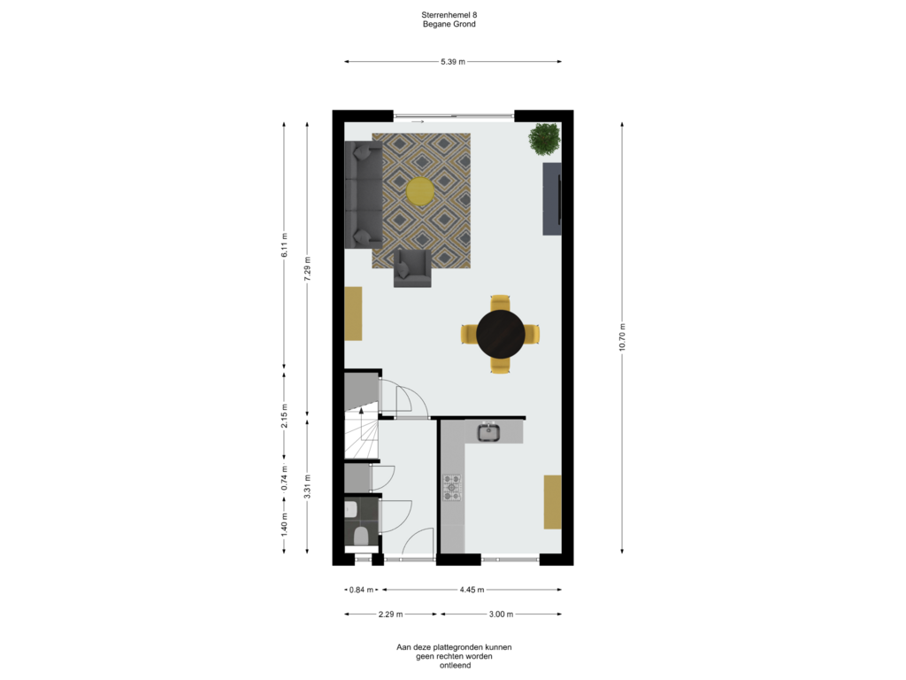 View floorplan of Begane Grond of Sterrenhemel 8