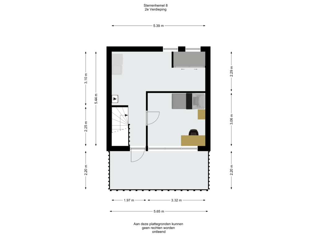 View floorplan of 2e Verdieping of Sterrenhemel 8