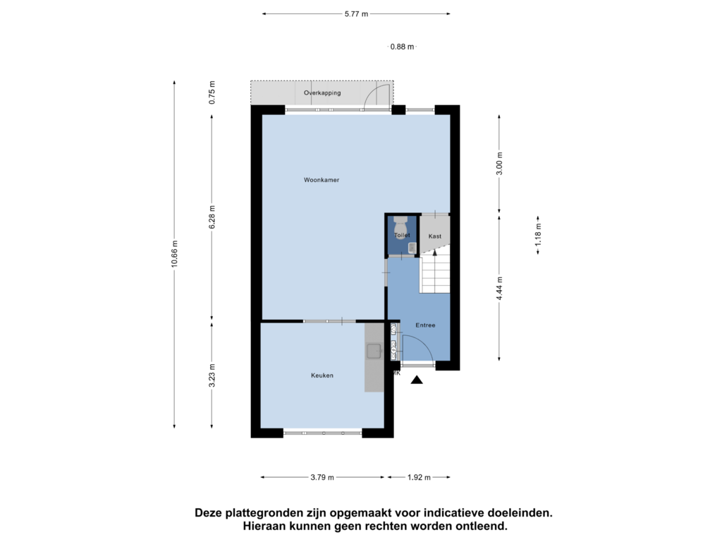 View floorplan of Begane Grond of Tjalk 38 10