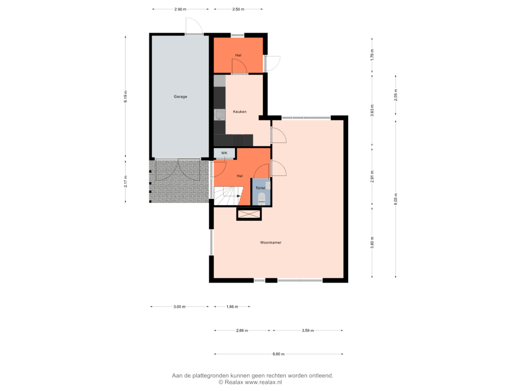 Bekijk plattegrond van Begane grond van Melisse 16