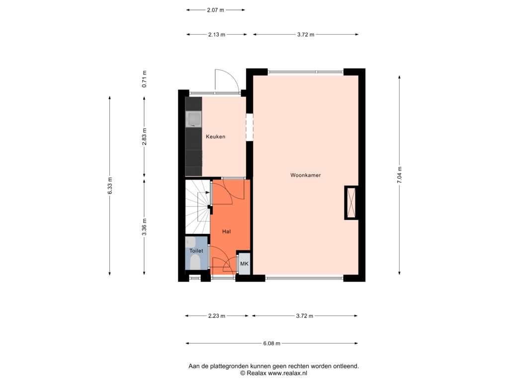 View floorplan of Begane grond of Antillenstraat 30