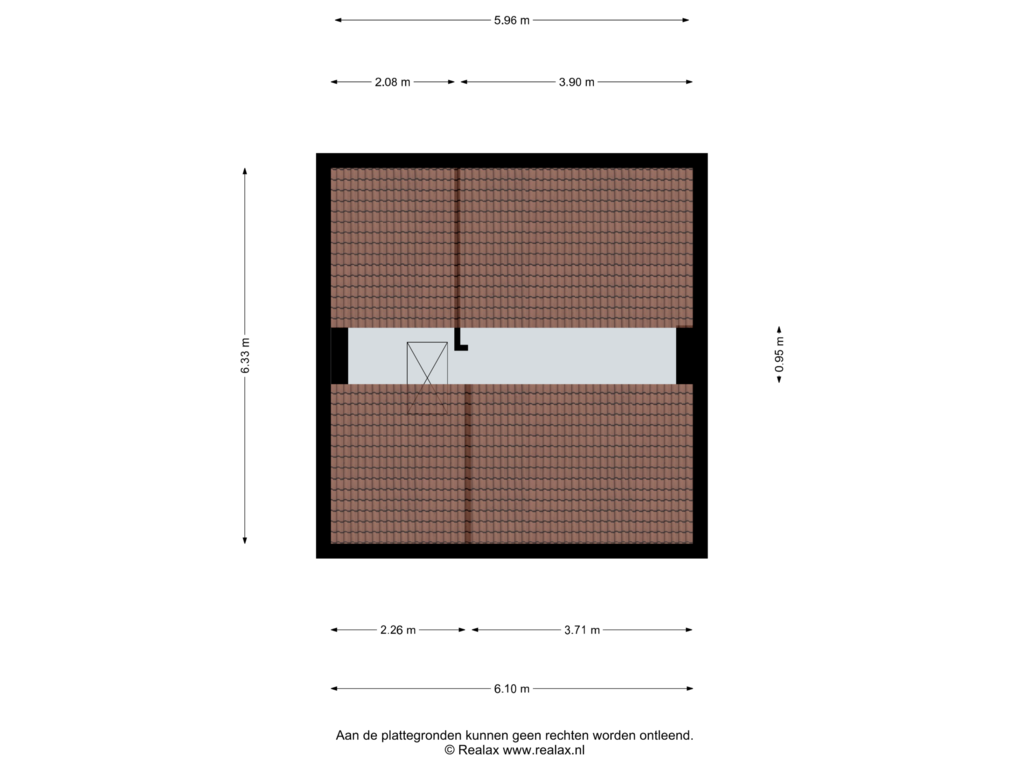 View floorplan of Verdieping 2 of Antillenstraat 30