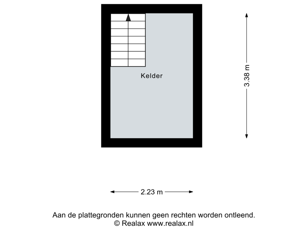 View floorplan of Kelder of Antillenstraat 30