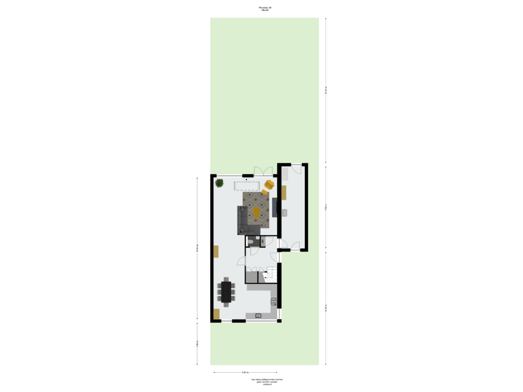 Bekijk plattegrond van Situatie van Floralaan 26