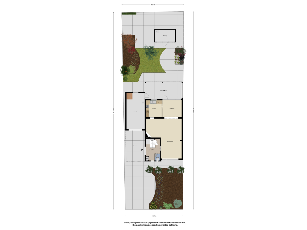 View floorplan of Begane Grond Tuin of Lindestraat 16