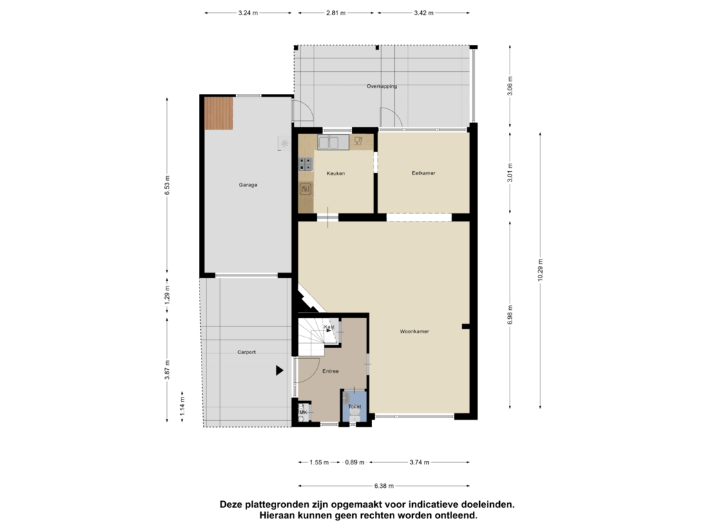 View floorplan of Begane Grond of Lindestraat 16