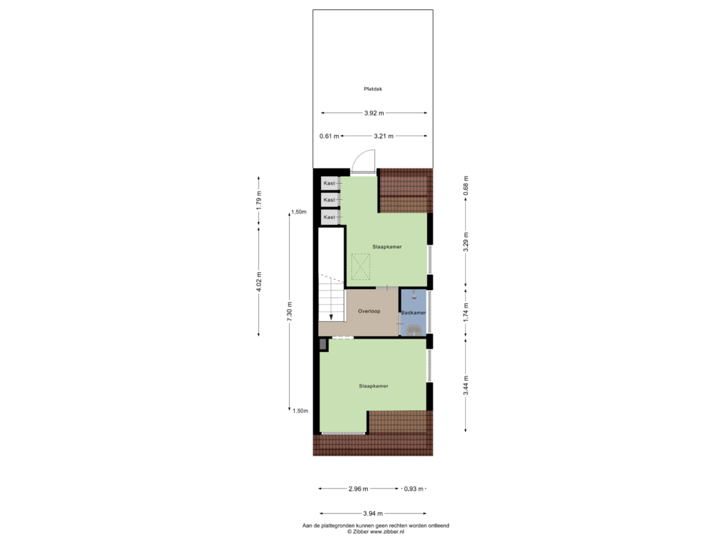 View floorplan of Eerste Verdieping of Kerkstraat 289