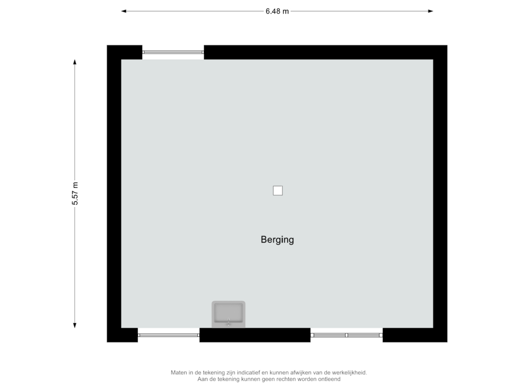 Bekijk plattegrond van Berging van Jakob Brasserstraat 11