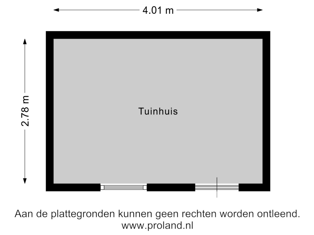 Bekijk plattegrond van Tuinhuis van De Boeijer 15