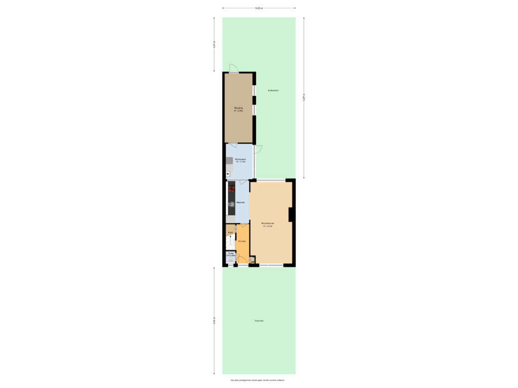 View floorplan of Situatie of Geert Veenhuizenstraat 35