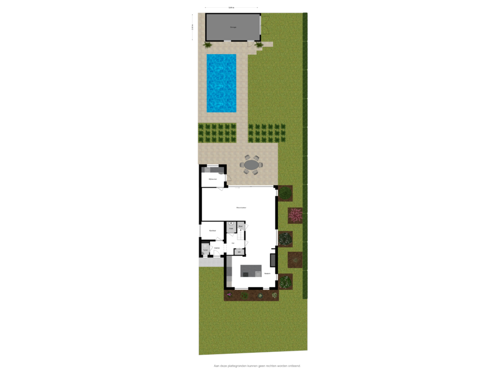 View floorplan of Situatie of van Rijckevorsellaan 25