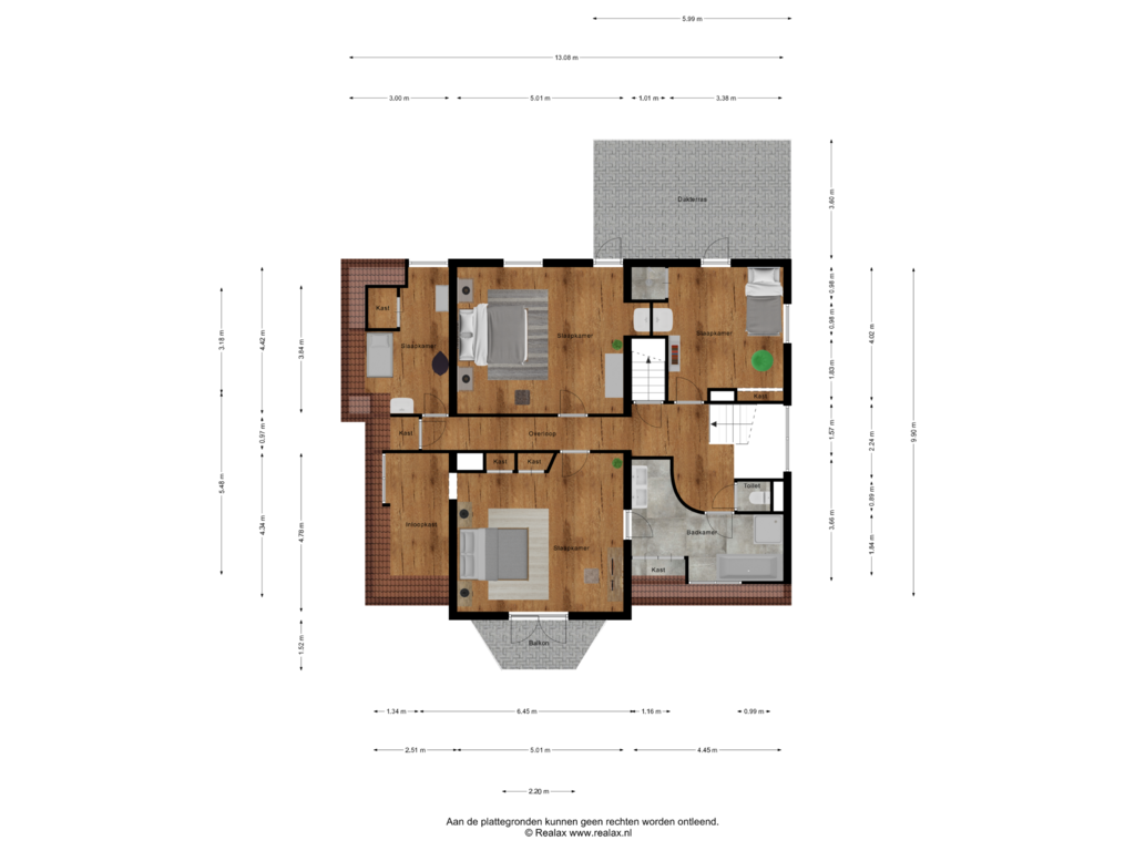 Bekijk plattegrond van Verdieping 1 van Stationsweg 32