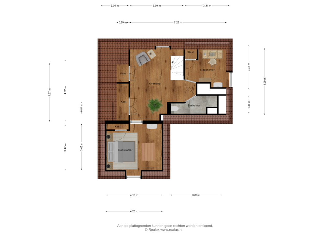 Bekijk plattegrond van Verdieping 2 van Stationsweg 32