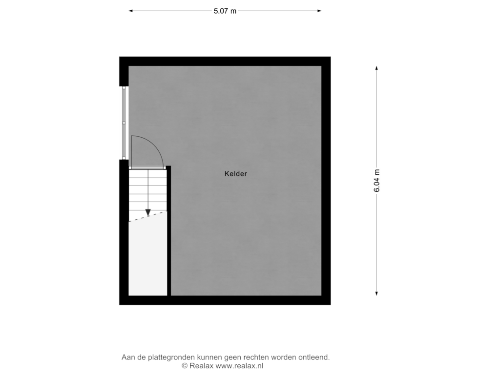 Bekijk plattegrond van Kelder 1 van Stationsweg 32