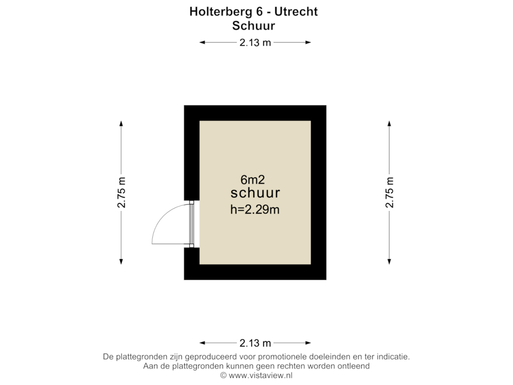 Bekijk plattegrond van SCHUUR van Holterberg 6