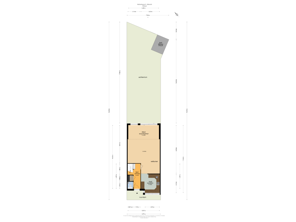 Bekijk plattegrond van PERCEEL van Holterberg 6