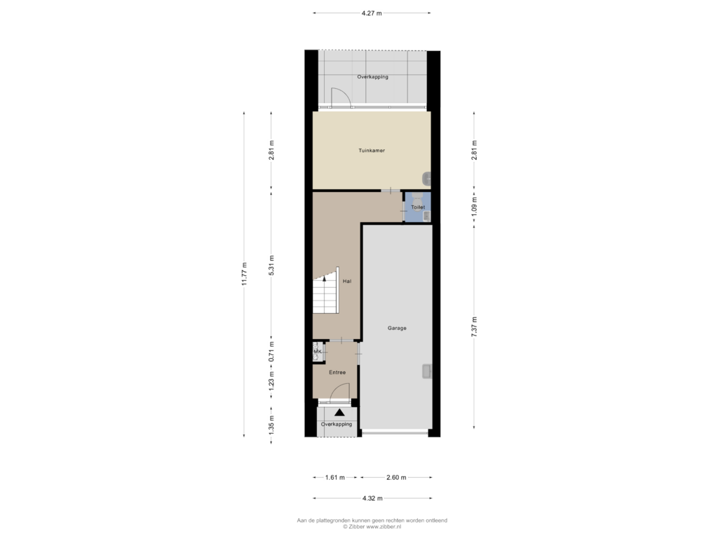 View floorplan of Begane Grond of Hoornwerk 2