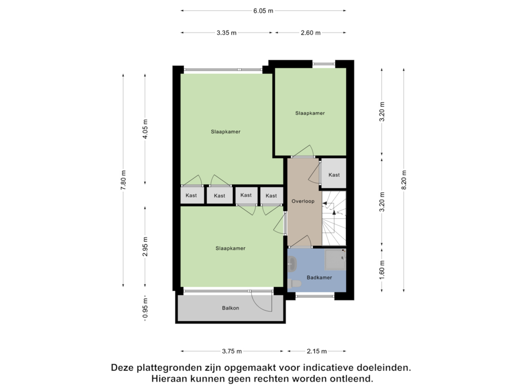 Bekijk plattegrond van 1e Verdieping van De Poel 3