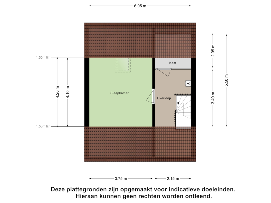 Bekijk plattegrond van 2e Verdieping van De Poel 3