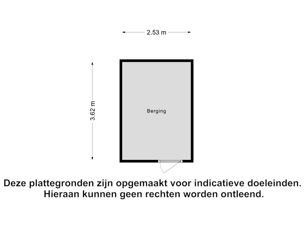 Bekijk plattegrond van Berging van De Poel 3