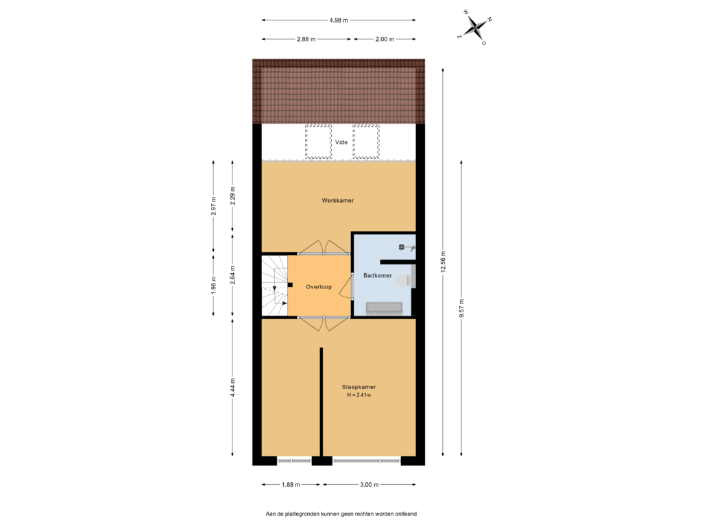 View floorplan of 1e verdieping of Maris 26