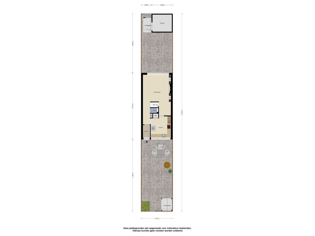 Bekijk plattegrond van Begane Grond  Tuin van Kantershof 434