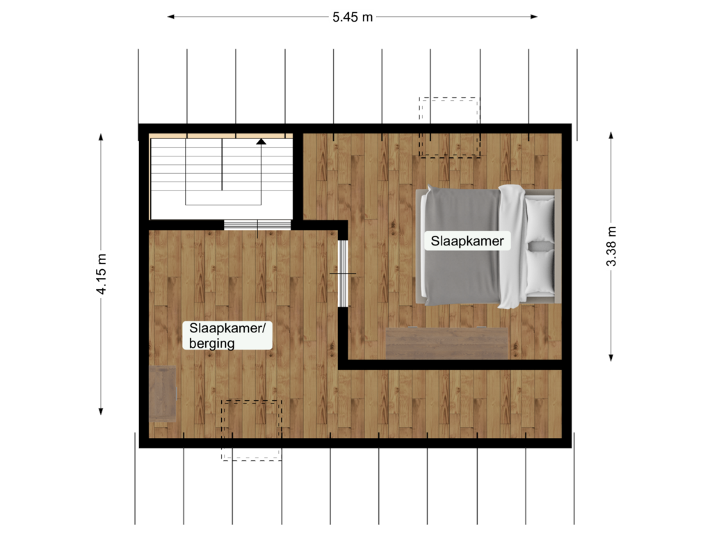 Bekijk plattegrond van Zolderverdieping van Wilhelminastraat 111