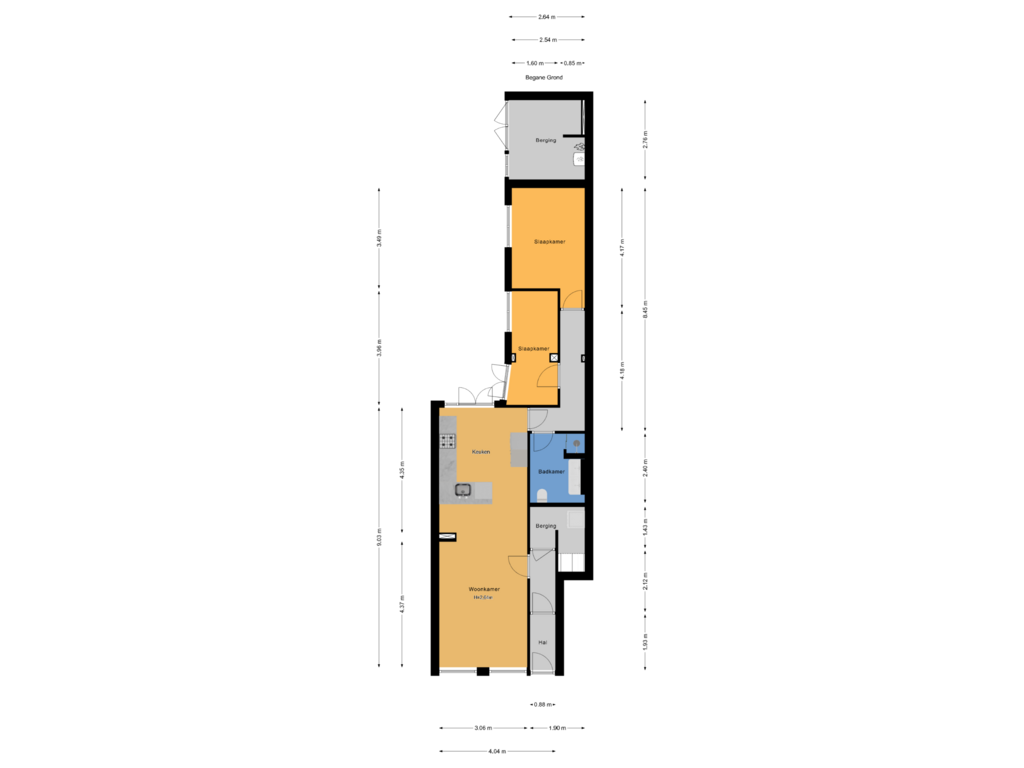 Bekijk plattegrond van Begane Grond van Hendrik van Deventerstraat 124