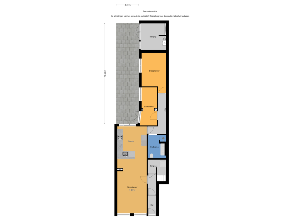 Bekijk plattegrond van Perceeloverzicht van Hendrik van Deventerstraat 124