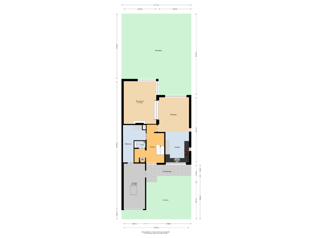 Bekijk plattegrond van Situatie van Amer 10