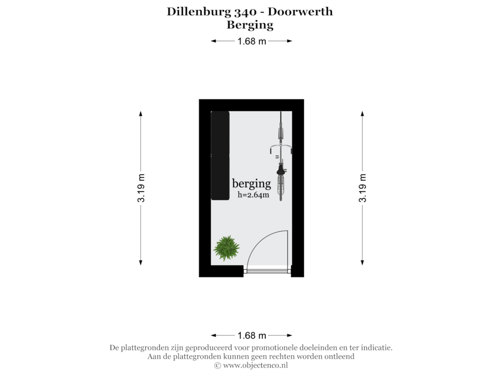 Bekijk plattegrond van BERGING van Dillenburg 340