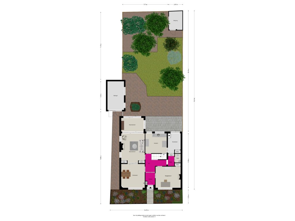 View floorplan of Begane grond _tuin of Hoogstraat 315-A