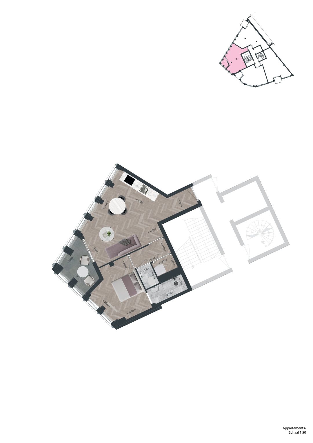 Foto 2 van Appartement Type A (Bouwnr. 6)