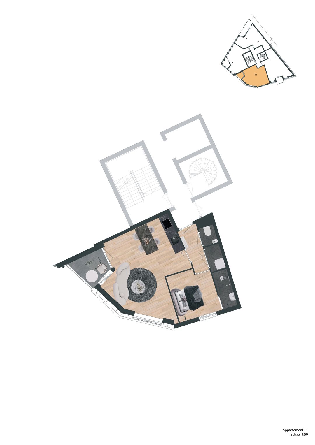 Foto 2 van Appartement Type A (Bouwnr. 11)