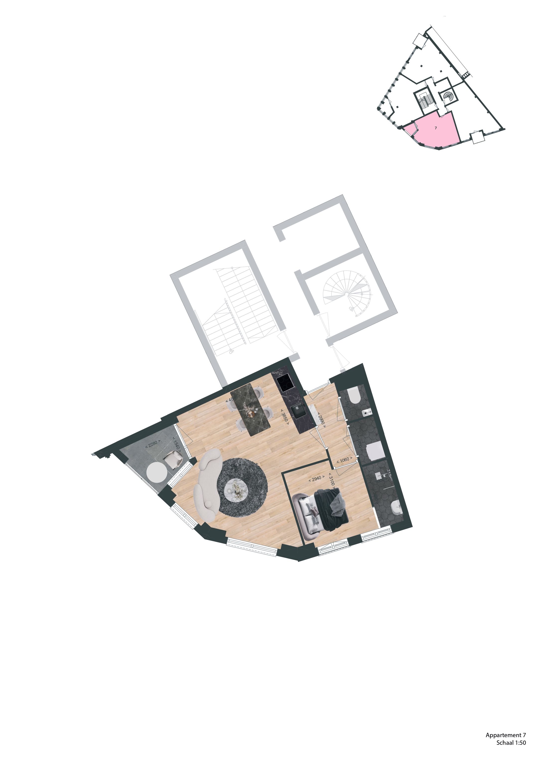 Foto 3 van Appartement Type A (Bouwnr. 7)