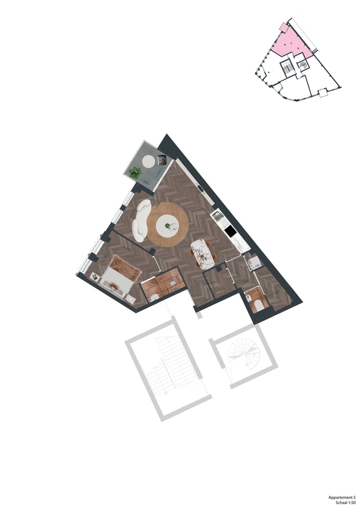 Foto 4 van Appartement Type B (Bouwnr. 5)