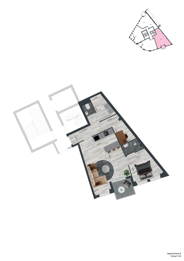 Foto 4 van Appartement Type C (Bouwnr. 8)