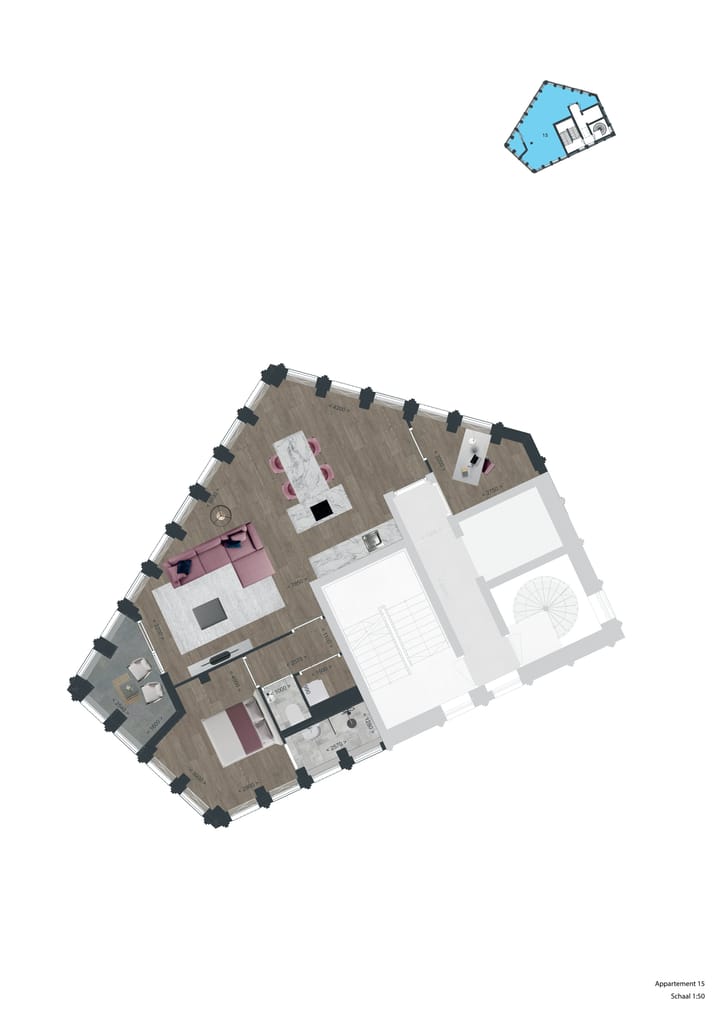 Foto 4 van Appartement Type D (Bouwnr. 15)