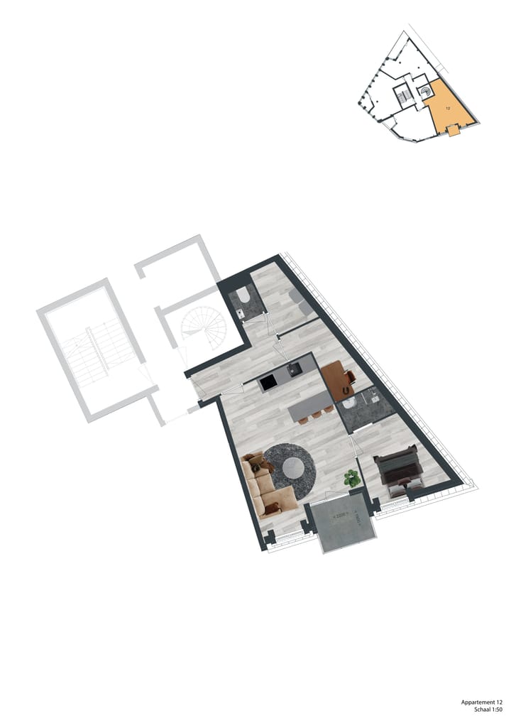 Foto 4 van Appartement Type C (Bouwnr. 12)