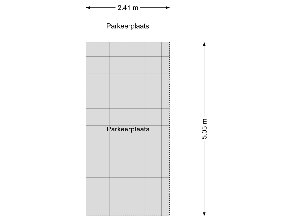 View floorplan of Parkeerplaats of Deernsstraat 6