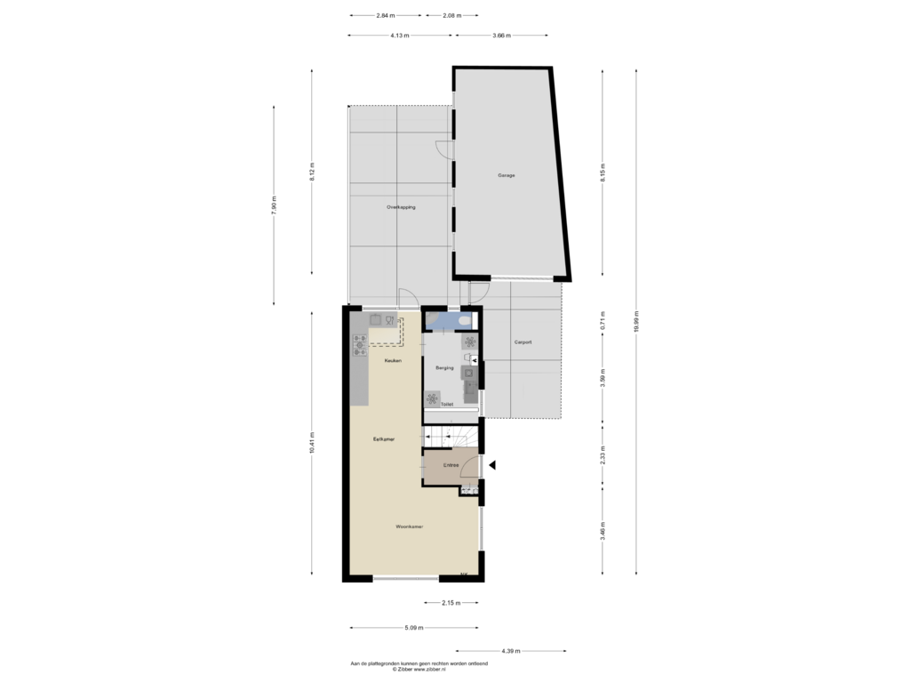 Bekijk plattegrond van Begane grond van Heistraat 56