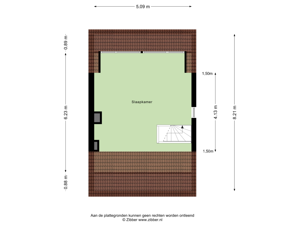 Bekijk plattegrond van Tweede Verdieping van Heistraat 56